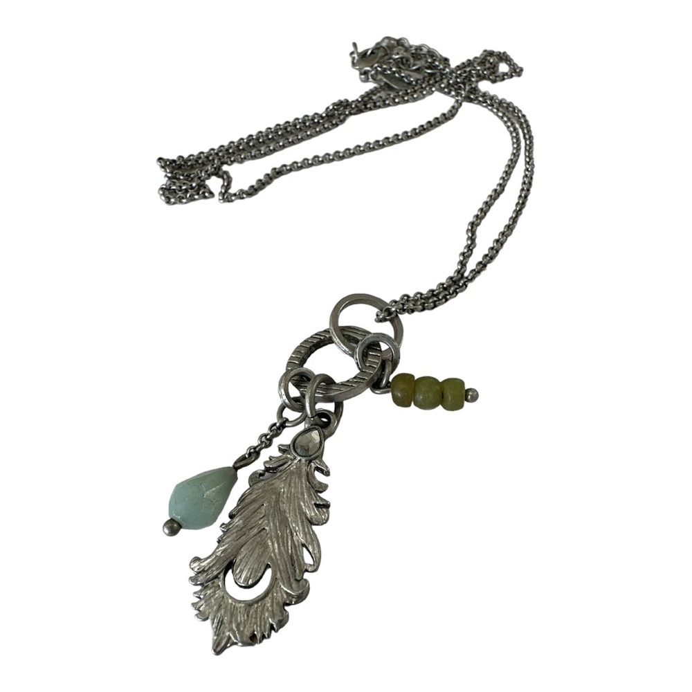 Feather Necklace whimsical nature jewelry
